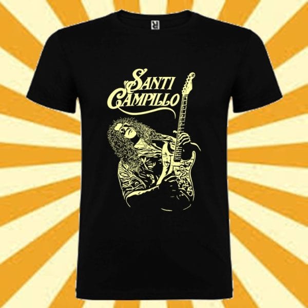 CAMISETA NEGRA HOMBRE DIBUJO