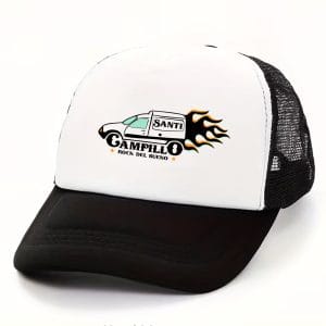 GORRA CAMIONERO BLANCA Y NEGRA